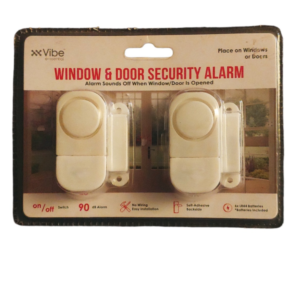 Window and door security alarm